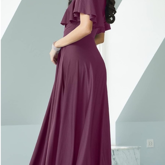 KOH KOH Womens Long Elegant Bridesmaid Evening Cocktail Modest Maxi Dress - Picture 4 of 4